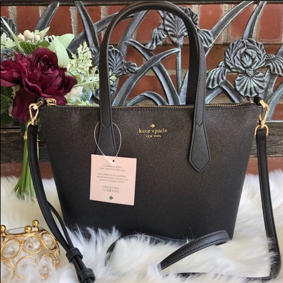 πΉ Kate Spade Small Joeley Glitter Satchel - Picture 3 of 13